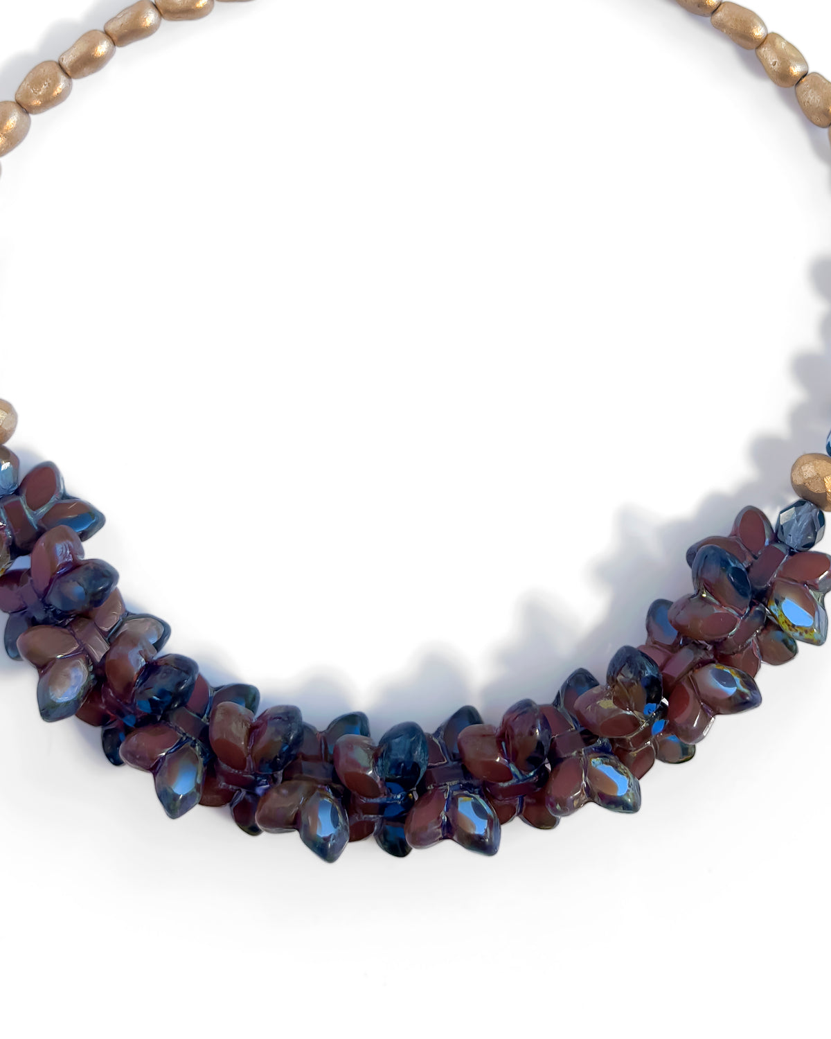 Collar-Choker Papillon Moka Blue
