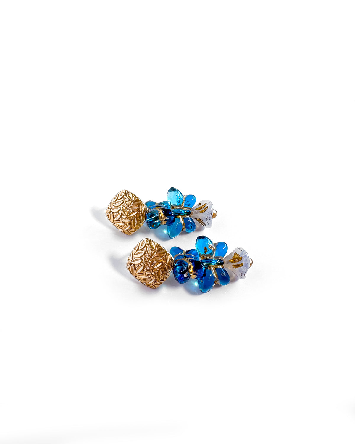 Pendientes Papillon Blue Duo