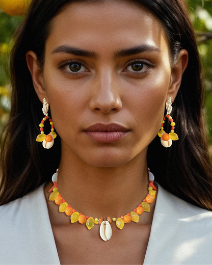 Collar de limones colección -SAL Y LIMÓN-
