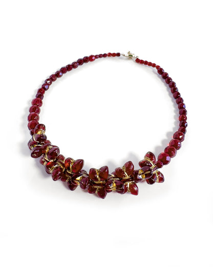 Collar-Choker Papillon Merlot