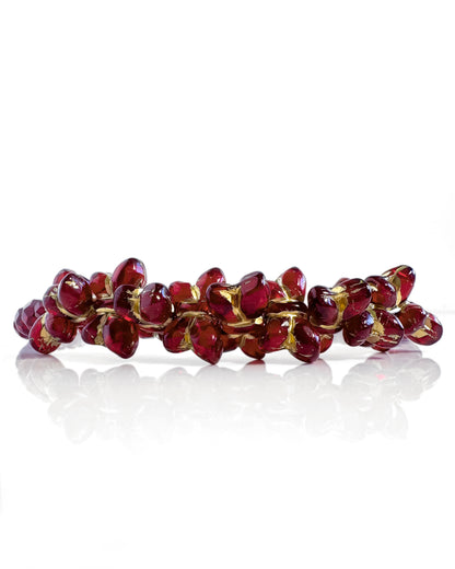 Collar-Choker Papillon Merlot