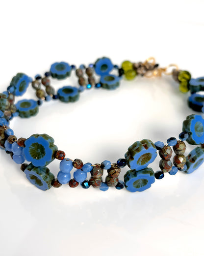 Choker azul Hawai