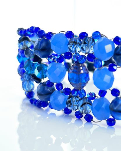 Choker LÚXURY cristales azules