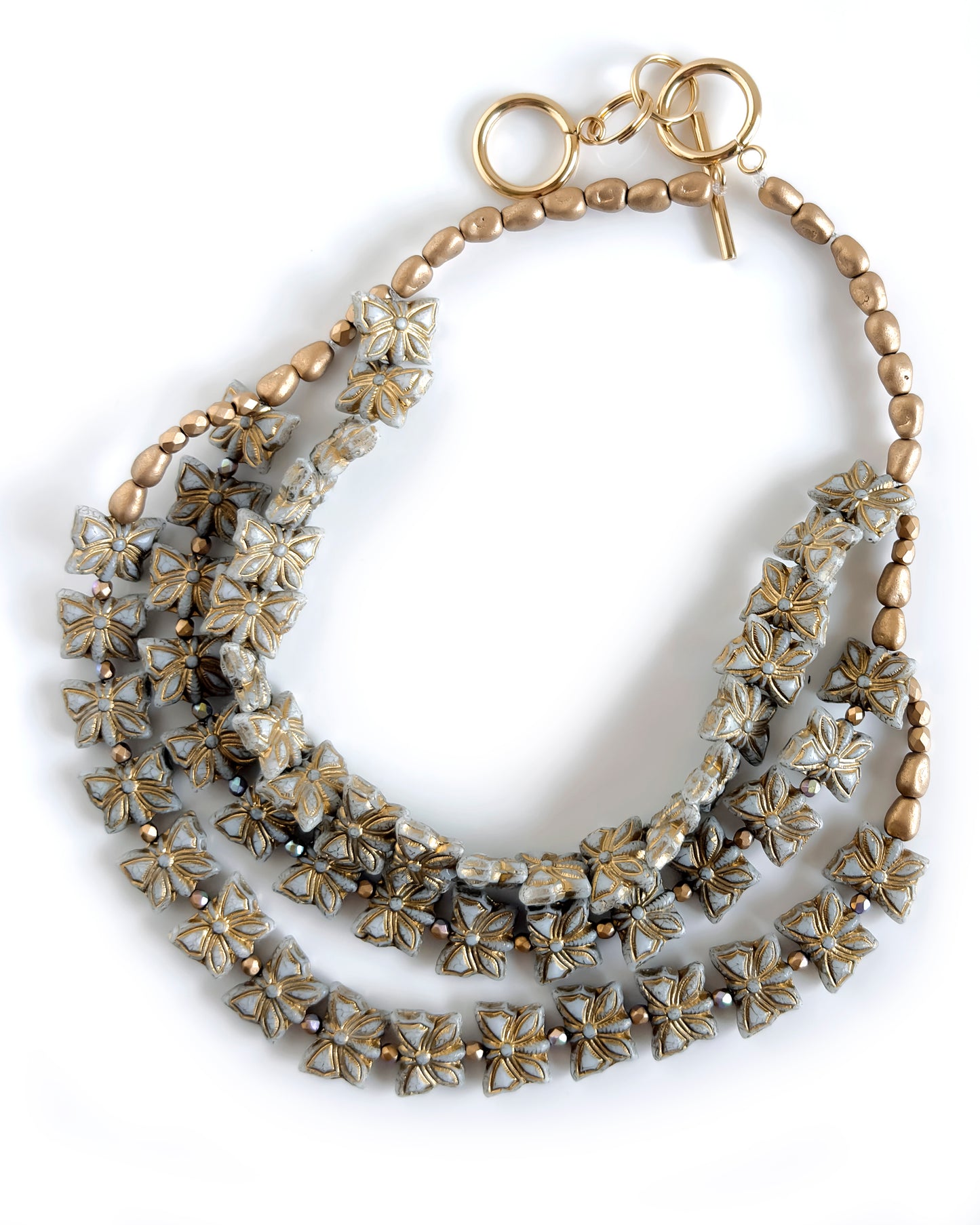Collar Papillon Blanc
