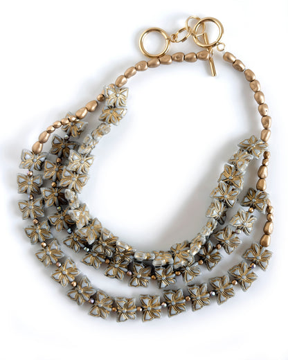 Collar Papillon Blanc