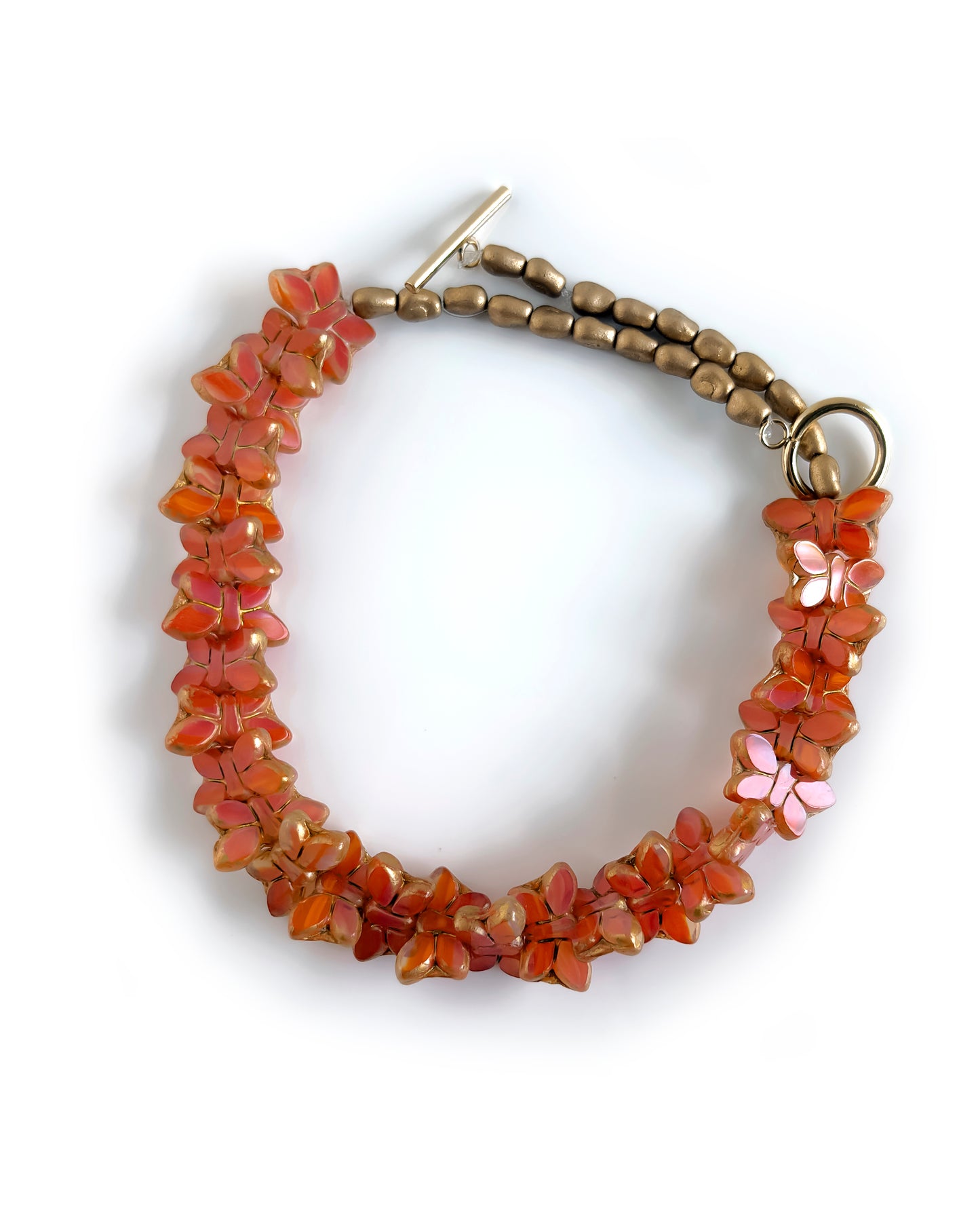Collar Papillon Coral