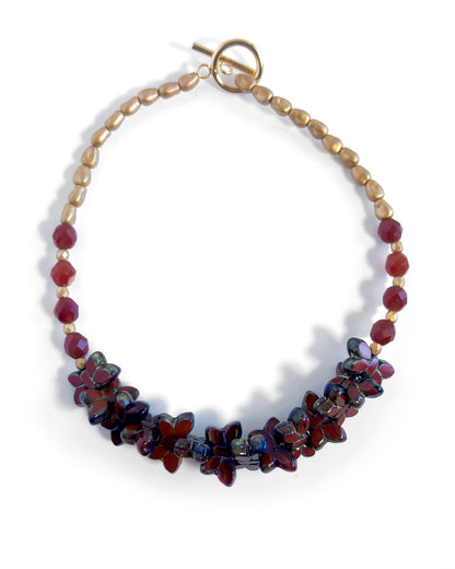 Collar - Choker Papillon Terracotta