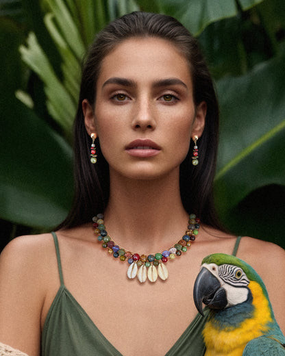 Collar-gargantilla Papagayo colección CALA TERRA