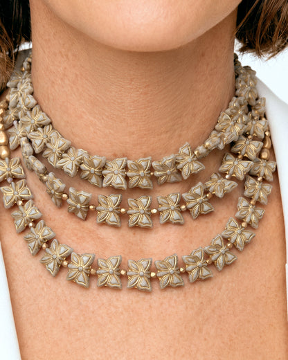 Collar Papillon Blanc