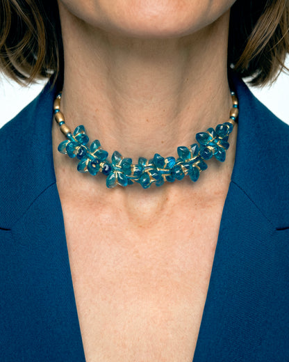 Collar Papillon Blue