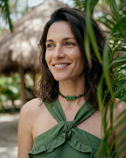 Collar - Choker Papillon Esmeralda