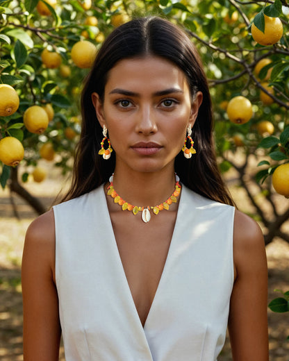 Collar de limones colección -SAL Y LIMÓN-