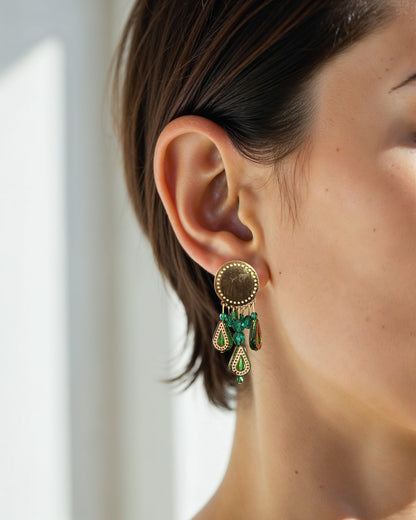 Belvedere earrings from the CALA EMPERATRIZ collection