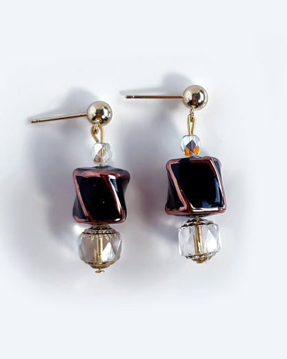 Black Light Earrings