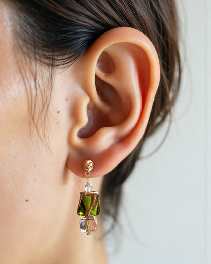 Green Light Earrings
