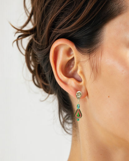 Small Belvedere earrings from the CALA EMPERATRIZ collection
