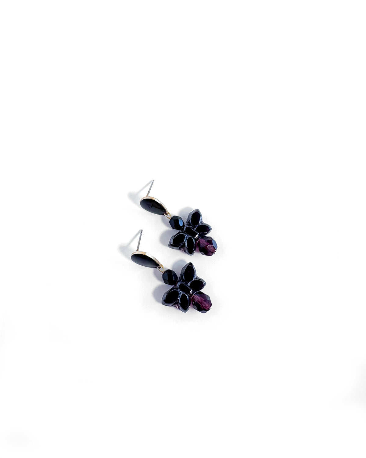 Pendientes Papillon Black Violet