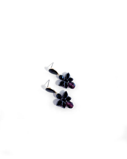 Pendientes Papillon Black Violet
