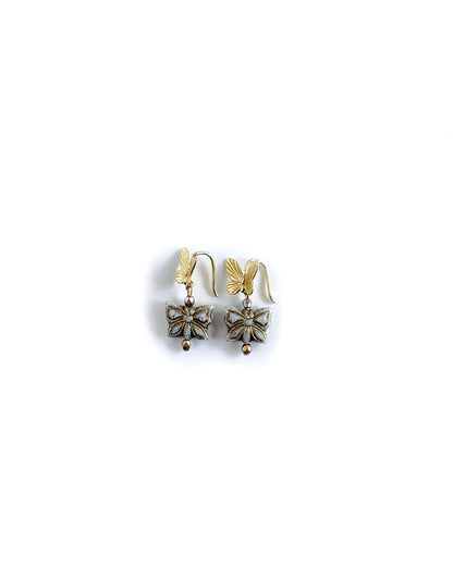 Pendientes Papillon Blanc