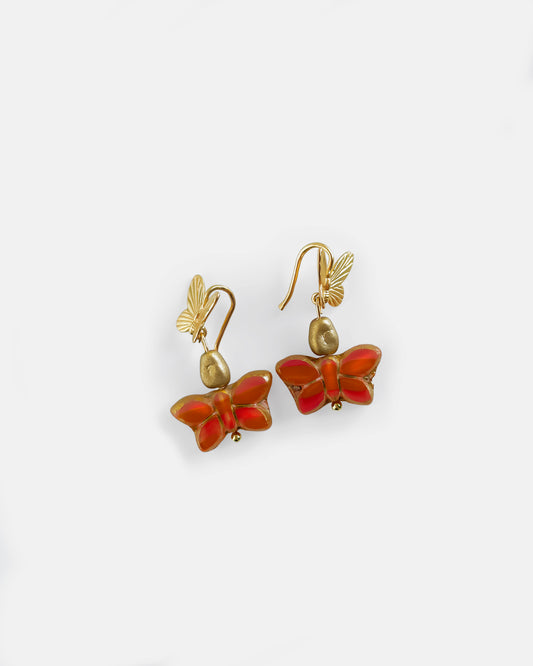 Pendientes Papillon Coral