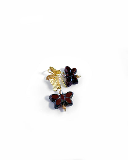 Pendientes Papillon Terracotta